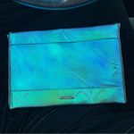 Rebecca Minkoff Rare Iridescent Blue Envelope Clutch Photo 2