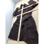 Sistè’s Made In Italy Pea Coat Purple SM Pocket Long Sleeve Open Wool Blended Photo 8