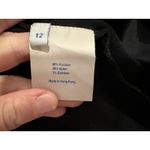 Winser London Black Collared Midi Dress Sz 12 Photo 6