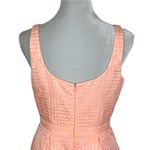 Shoshanna Light Orange/Coral Sleeveless A-Line Pleated Mini Dress Size 8 Photo 4