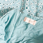 Altar'd State Altar’d State Turquoise Eyelet Halter Maxi Dress Photo 5