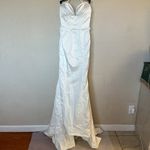 House Of CB HOUSE‎ OF CB size M  'Giselle' Ivory Satin Strapless Bridal Gown NWOT size M Photo 2