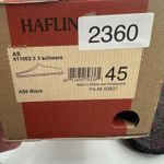Haflinger Shoes Mens Size 45 Black AS8 Wool Felt Slippers Comfort Indoor House Photo 5