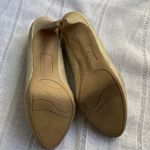 Fioni gold sparkle heels with scalloping. Photo 6