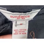 Sundance Bohemian Embroidered Print Tie Skirt Women's Size M Western Summer Boho Black Size M Photo 4