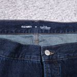 Old Navy  High Rise Slouchy Straight Jeans Cropped Women's Plus Size 28 Dark Wash Photo 5