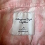 American Eagle Outfitters Pink Camo Button Down Shirt Size Large D7 Photo 2
