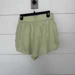 ZARA Women’s Medium Green Tencel Shorts New Photo 3
