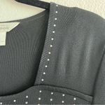 Misook Exclusively  Black Rhinestone Maxi Dress Photo 10