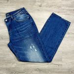 Flamingo Flamingals Ripped Distressed Raw Hem Straight Leg Jeans Women’s Blue Size L 6-8 Photo 15