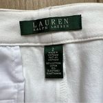 Ralph Lauren NWT Lauren Stretch White Straight Leg Pants Size 2 NEW Photo 4