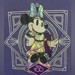 Disney Walt Company 100 Year Celebration T-shirt with Holograph Minnie Mouse 1X Photo 1