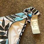 Jag jeans NEW NWT Blue White Black Tropical Floral Y2K 00s Bikini BOTTOM Small S Photo 1