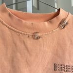 The Kooples  X SPORT FADED ORANGE SWEATSHIRT WITH PIERCING size 0 Photo 4