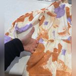 Eloquii  Women's Abstract Print in Orange & Purple Jumpsuit Size 18 NWT Photo 13