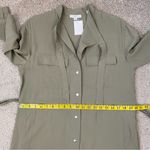 Vince  Soft Utility‎ Shirt Dress Light Sea Fern Green XS Photo 7