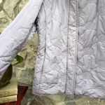 Cinzia Rocca Due Quilted Floral Purple Puffer Jacket Size 10 Photo 1