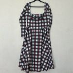 House Of CB ‘Eliza’ Red Tartan Corset Midi Dress NWOT Size XL Photo 3