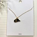 Gold Cowboy Hat Necklace – Western Country Charm Pendant Photo 3
