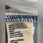 We The Free Free People Denim Blue Distressed Women's Shorts 🩳 Photo 6