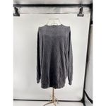 Athleta pullover women’s sweatshirt black gray size small Tall tencel blend Photo 8