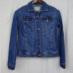 Universal Threads Four Pocket Distressed Mid Wash Denim Jacket Ladies' XS Photo 0