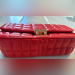 Michael Kors  Red Quilted Crossbody Bag Photo 1
