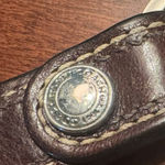 Coach  Leather Vintage Key Ring Photo 5