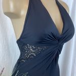 Laundry by Shelli Segal Laundry Black Crochet Sheer Panel One Piece Bathing Swim Suit XS Photo 2