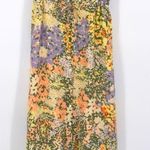 Rails Adalyn Ruffle Midi Dress Floral Yellow Green Tiered Women's S Photo 0