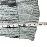 Sundance Teal Seafoam Green Long Sleeve Open Knit Crew Neck Sweater Small Blue Photo 6