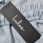 Lulus  Light Blue Elastic Waist Polyester‎ Shorts Women's Size Large Photo 6