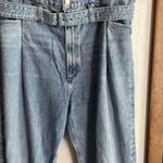  Jeans Agolde Reworked 90s Paperbag Jeans Ultra High Rise Straight Leg Photo 5