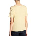 Abound Nordstrom  Yellow Lace-Up Stripe Tee Photo 1