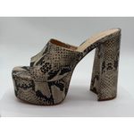 Schutz New in Box Cali Snake Printed Leather Platform Sandals Sz 9 $138 Photo 2