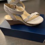 Kaari Blue Taupe/Light Tan Wedge Heels Photo 2