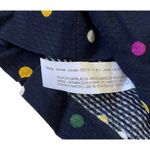 ZARA  Blue Collared Polka Dot Unlined Blazer Women Size XS | 11-11 Photo 3