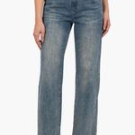 Kut From The Kloth NWT Fay Seamed High Waist Ankle Straight Leg Jeans Joyfully Photo 0
