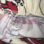 Nick & Nora Pajama Pants Womens Large Santa Claus Christmas Cream Red Lounge PJ Photo 9