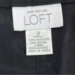 Loft Ann Taylor  Straight Leg Dress Pants Black 2 Photo 5