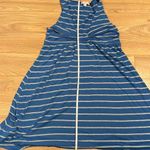 Romeo + Juliet Couture  women’s blue and white striped top size medium Photo 4