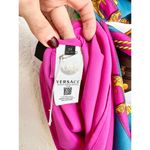 Gianni Versace Chain Link Mixed Print Draped Mini Dress Multi Women's 36 / US 2 Photo 7