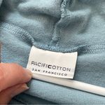 Pacificotton Asymmetric Tunic cowl neck womens Blue (medium) heavy lagenlook vtg Photo 1