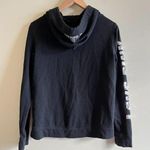 PINK - Victoria's Secret Pink Victoria Secret LOVE PINK Hawaii Sequin Hoodie Full Zip Up Black‎ Wo… Photo 3