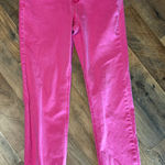 Seven7  Women's Vibrant Pink Straight Leg Jeans Size 4 30 inseam Photo 0