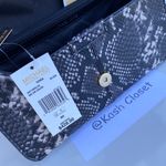 Michael Kors MK Sonia Medium Snake Embossed Shoulder Bag - Black Photo 8