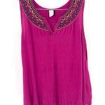 Anthropologie AKEMI + KIN VIZELA EMBROIDERED SLEEVELESS BOHO VNECK TOP Photo 3