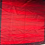 Victoria's Secret Red and Black Logo Fashion Statement Scarf NWT Photo 2