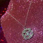 Boutique Cancer Zodiac Sign Sterling Silver Necklace 925 Bling Horoscope June July Egirl Emo Jewelry Photo 1