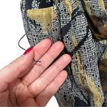 Anthropologie MAEVE 100% Silk Gray Faux Wrap Dress Sz 4 Photo 3